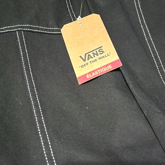 Women's Vans In The Know Black Denim jacket size Medium - Picture 5 of 5